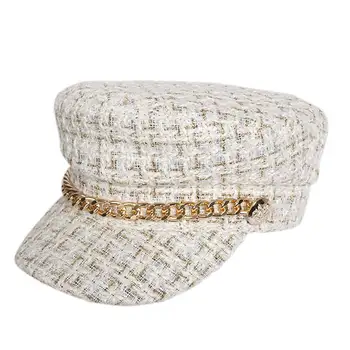 2020 Moda de Iarnă și de Toamnă Doamnelor Pălării Femei Pălării Capace Europa și America Retro Flat Top Casual Sălbatice Octogonal Capac G1260