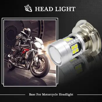 6-24V Motocicleta Becurile Farurilor P26S CONDUS Moto 3030 22SMD Faruri LED Motocicleta Lămpi cu LED-uri Kit de Conversie Becuri 800LM 6000K