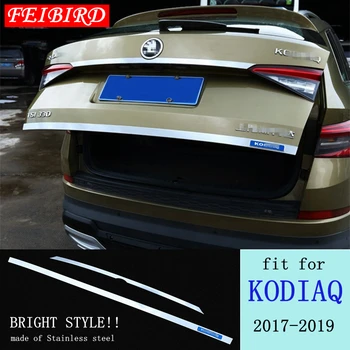 ABS Cromat Frontal, Lumini de Ceata Lampa Capacul de Trim 2 Buc Accesorii Exterioare se Potrivesc Pentru Skoda Kodiaq 2017 2018 2019