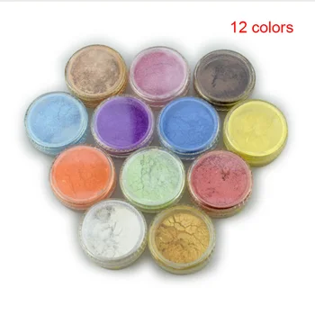 12 Culoare Mica de Pigment Pulbere de Săpun produse Cosmetice Rășină Colorant Vopsea de Unghii Mica de pigment pulbere MP789