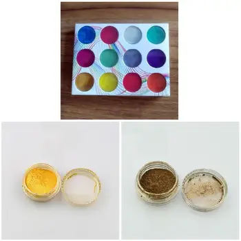 12 Culoare Mica de Pigment Pulbere de Săpun produse Cosmetice Rășină Colorant Vopsea de Unghii Mica de pigment pulbere MP789