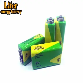1/2/4x 4.8x2.6x1.7cm Baterie de litiu de 9V 1200mAh Durata de viata Lunga Inlocuire Baterie 1200mAh Detectoare de Fum, Alarme de Jucării baterie