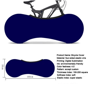HSSEE Standard de Drum cu Bicicleta Capac de Praf Oficial Autentic de Înaltă Rezistență Elastic Tesatura de Biciclete de Interior, Capac de Praf Accesorii pentru Biciclete
