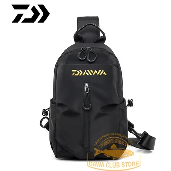 2020 Daiwa Simplu Umăr Geanta Messenger pentru Bărbați și Femei Bărbați în aer liber, Pescuit Impermeabil la Piept Geanta Sport Cross Body Bag