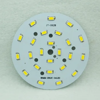 UMAKED 12W 85mm PCB LED DIY Bec lumina Plafon corp de Iluminat Aluminiu Lampă placă SMD5730 Led-uri de Lumină Instalat Cald/Natural/Alb