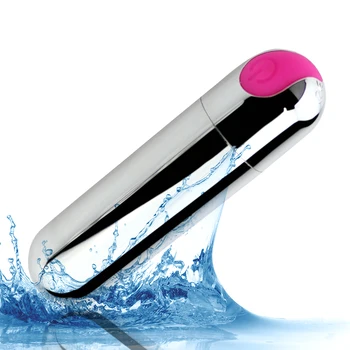 USB Reîncărcabilă Mini Glont Vibrator cu 10 viteze G-spot Clitorisul Stimulator Anal Masaj Penis artificial Vibratoare Adult Jucarii Sexuale pentru Femei