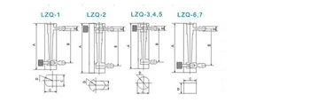 PMMA PMMA Oxigen Conectrator 8mm I/D Conducta de Gaz Debitmetru debitmetru de Aer Debitmetru LZQ LZQ-1 LZQ-2 0-3LPM LZQ-3 LZQ-6 1-10LPM