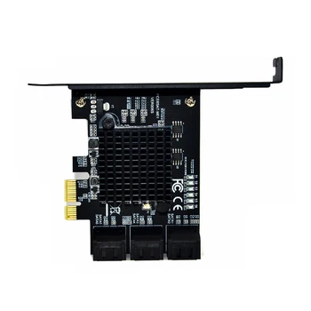 SATA III, PCI-E SATA Card 6 Porturi PCI Express Convertor SATA 3.0 Extindere Coloană Modul PCI-E/PCIE, SATA Controller de Multiplicare
