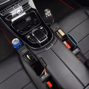 Noul USB Universal Scaun Auto Crăpătură Cutie de Depozitare Accesorii pentru Ford Focus Kuga, Fiesta, Ecosport Mondeo Scape Explorer Edge Flex