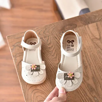 2020 Nou Brand de Vară Flori 3D Fete Sandale Copii Fete Printesa Sandale Petrecere Copii Pantofi pentru Fete Sandale D02282