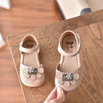 2020 Nou Brand de Vară Flori 3D Fete Sandale Copii Fete Printesa Sandale Petrecere Copii Pantofi pentru Fete Sandale D02282