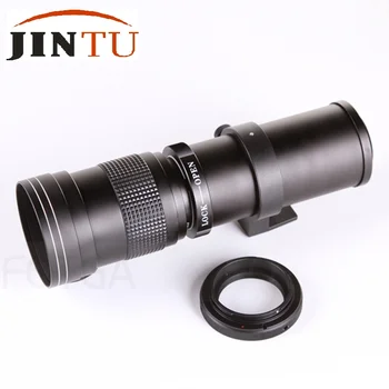 JINTU T2 Adaptor Obiectiv Monta la 420-800MM 650-1300mm teleobiectiv pentru Canon 200D 450D 550D 650D 1300D 60D 70D 8200D T3I TX 5DII