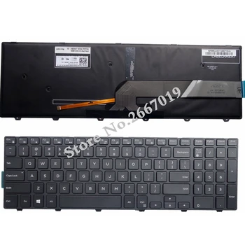 NE-limba engleză tastatura laptop Pentru Dell 15-3000 5000 3541 3542 3543 5542 3550 5545 5547 15-5547 15-5000 15-5545 17-5000 Iluminare din spate