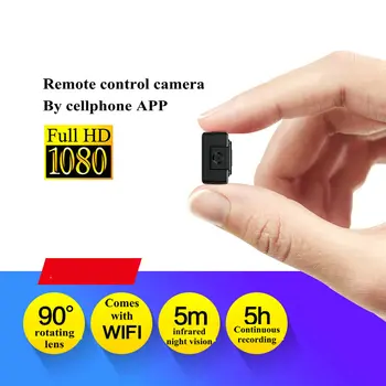 Portabil Mini WiFi Camera Mini DV 1080P Full HD H. 264 Camera Pix Reportofon Pix Micro Corp Camara DVR Camera Video A12