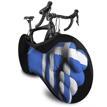 Steagul Greciei Pe Un Ridicat Pumnul în aer liber, Biciclete Unice de MTB impermeabil Biciclete capac de praf Personalizate ciclism BMX motocross cadou