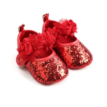 Nou Pantofi pentru Copii Drăguț Bling 1 Petrecere de Ziua de Pantofi Rochie Fete Copii Mocasini Prima Pietoni Nou-nascut Bebe Papuceii