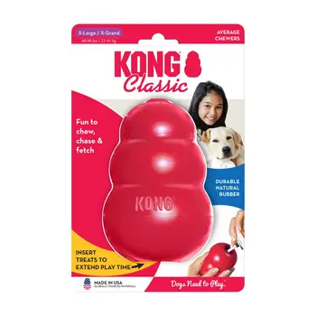 XL-Size KONG Clasic Câine Jucărie de ros de Colectare Până la 60-90lbs(27-41 kg)