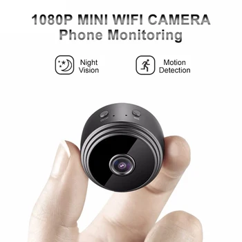 Mini IP WiFi Camera 1080P Senzor de Viziune de Noapte camera Video de Miscare DVR Micro Came Sport Video Mic aparat de Fotografiat de la Distanță Monitor App Telefon