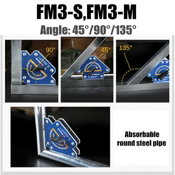 Comutare Săgeată/Hexagon Sudare Magnet Comutator pornit/Oprit Puternic Multi-unghi de Sudare Titularul Două Dimensiuni FM3 FM4 S/M
