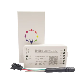 Muzică Bluetooth Wifi RGB Led Strip Lumina Controler Pentru WS2812B WS2811 SK6812 UCS1903 LPD6803 WS2801 Benzi cu Led-uri de Lumină DC5-24V
