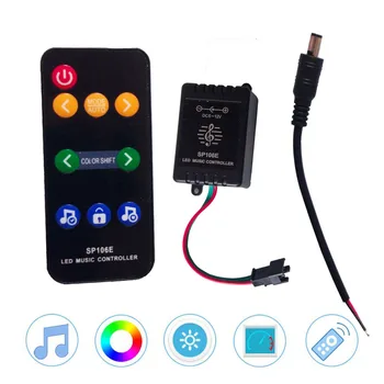 Muzică Bluetooth Wifi RGB Led Strip Lumina Controler Pentru WS2812B WS2811 SK6812 UCS1903 LPD6803 WS2801 Benzi cu Led-uri de Lumină DC5-24V