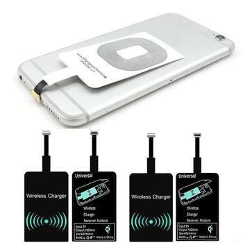 Pentru iPhone Tip C USB Micro USB B Qi Wireless Charging Kit Conectorului Transmițător Incarcator Adaptor Receptor Receptor Pad Bobina