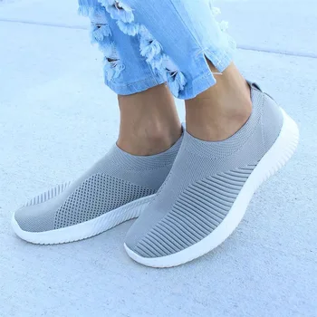 2020 Femeie Adidași Pantofi de Moda Casual Respirabil Nu-alunecare Femeie Vulcaniza Pantofi de sex Feminin Aer ochiurilor de Plasă de Dantelă-up rezistente la Uzură Pantofi