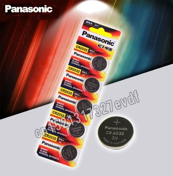 Panasonic Original 100buc/lot cr 2032 Butonul Baterii 3V Monedă cu Litiu Baterie Pentru Ceas de Control de la Distanță Calculator cr2032