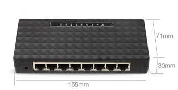 LA 1BUC Gigabit Switch HUB LAN 8-Port HUB LAN 10/100/1000Mbps Full-Duplex Gigabit Ethernet Desktop Switch-uri de Rețea cele mai NOI