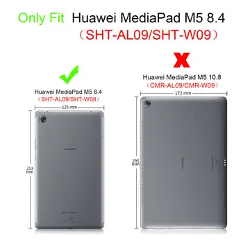 Caz Pentru Huawei MediaPad M5 8.4 SHT-AL09 SHT-W09 8.4
