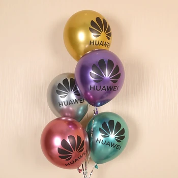 Personalizate, Baloane Metalice, Baloane 100buc Personalizate de Imprimare Balon Litere Text Propriu Logo-ul de Imprimare de Publicitate Personalizate Baloane