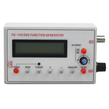 FG-100 DDS Funcția de Generator de Semnal Contor de Frecvență 1Hz - 500KHz