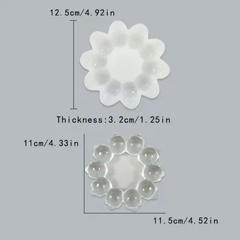 Creative Transparent Silicon Mucegai Uscat de Flori Rasina Decorativa Ambarcațiuni DIY craniu de Tip rășină epoxidică matrite pentru bijuterii 2020 Nou