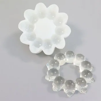 Creative Transparent Silicon Mucegai Uscat de Flori Rasina Decorativa Ambarcațiuni DIY craniu de Tip rășină epoxidică matrite pentru bijuterii 2020 Nou