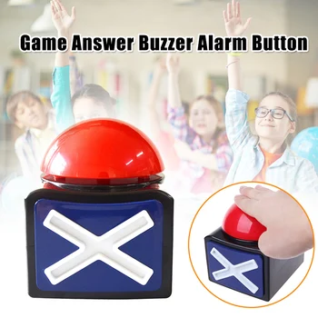 Lumina Joc de Trivia Răspuns Buzzer Buton de Alarmă cu Sunet Test au Talent ND998