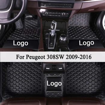 MIDOON Auto covorase pentru Peugeot 308SW 2009 2010 2011 2012 2013 2016 Personalizat auto Tampoane picior