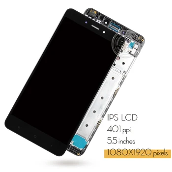 Pentru Xiaomi Redmi Note 4 Matrice LCD Touch Screen Digitizer Cadru de Montaj Pentru Redmi Note 4 Display 4G Touch CPU: MTK Helio X20