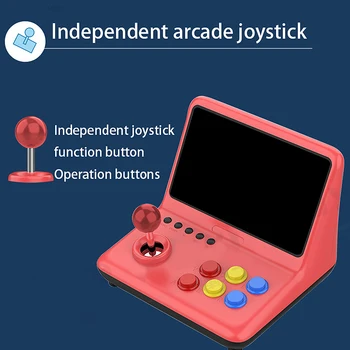 A12 9 Inch Nostalgic Consola de jocuri Video, Consolă de jocuri Arcade Joystick A7 Arhitectura Quad-Core Cpu Joc Simulator (64G)