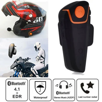 Motociclete Căști 50m Casca Stereo Microfon Căști Bluetooth V4.1 + EDR Căști Accesorii pentru Motociclete