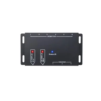 12VDC Control de la Distanță DVD Player, Amplificator IR de Emisie-recepție 30mA Extender Stereo Kit Repetor 6 Dispozitive Emițătoare TV prin Satelit