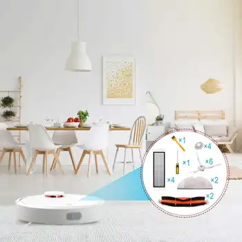 20BUC Smart Home Accesorii pentru Xiaomi Robot Aspirator Aspirator Perie Principală Perie Laterală Rezervor de Apă Filtru Pieptene Șurub Pânză Mop