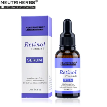 Neutriherbs Retinol Serum Fata Facial cu Vitamina Anti-Rid Ser cu Vitamina E ingrijire a Pielii Elimina Petele Intunecate de Colagen 30ml