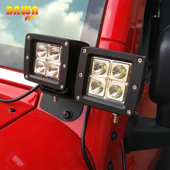 BAWA Lampa Cadru Suport pentru Jeep Wrangler JK perioada 2007-2017 Auto Suport Lumina Accesorii pentru Jeep Wrangler jk
