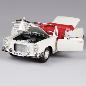 Maisto 1:18 1967 Mercedes-Benz 280SE Coupe simulare auto aliaj model de masina Colecteze cadouri de jucărie