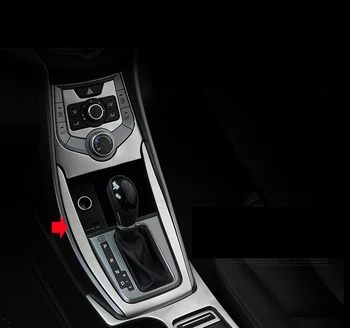 Din oțel inoxidabil Auto Interior de mașină de Viteze Capacul Autocolante Auto Accesorii Styling Pentru Hyundai Elantra 2012 2013 C746