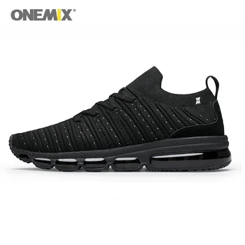 ONEMIX Barbati Pantofi de alergat Tricot cu Ochiuri Adidasi jogging în aer liber pantofi Respirabil de Fitness, Pantofi de Sport de Oameni de Mers pe jos pantofi de Tenis
