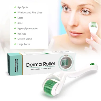 Neutriherbs Derma Roller cu Vitamina C Ser DRS540 Micro-Ace DermaRoller Microneedle pentru Îngrijirea Pielii