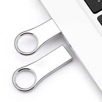 Cheie de Metal rezistent la apa Unitate Flash Usb Pendrive 4GB 8GB 16GB 32GB 64GB, 128GB, 256GB U Rămânem într-Adevăr Capacitatea de Pen Drive Memory Stick