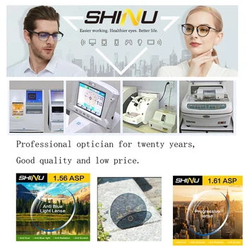 SHINU Multifocală Progresivă Ochelari Femei Rotund Ochelari de soare pentru femei ochelari de Miopie Vedea de Departe în Apropiere de baza de Prescriptie medicala Cititori
