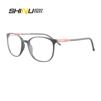 SHINU Multifocală Progresivă Ochelari Femei Rotund Ochelari de soare pentru femei ochelari de Miopie Vedea de Departe în Apropiere de baza de Prescriptie medicala Cititori